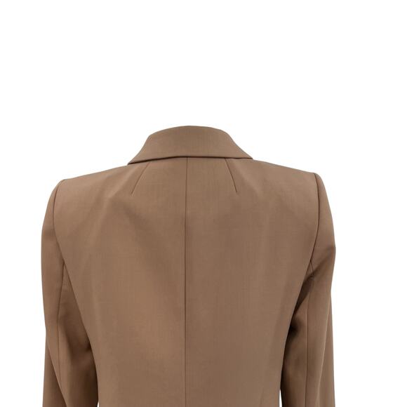 J. Crew Willa Blazer Jacket Italian City Wool Blend Camel Tan Size 4 - Picture 10 of 15
